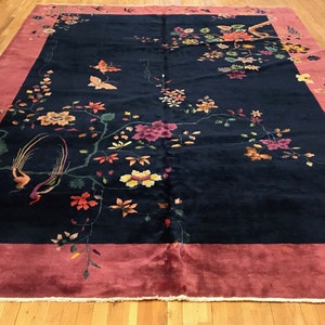 Antique Chinese Oriental Rug, in Room Size image 2