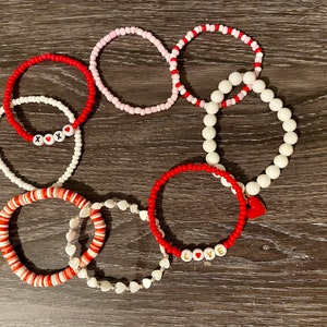 Valentine’s Day Bracelet| XOXO| Love| Heart Charm