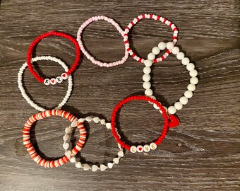 Pulsera de San Valentín / XOXO / Amor / Encanto del corazón