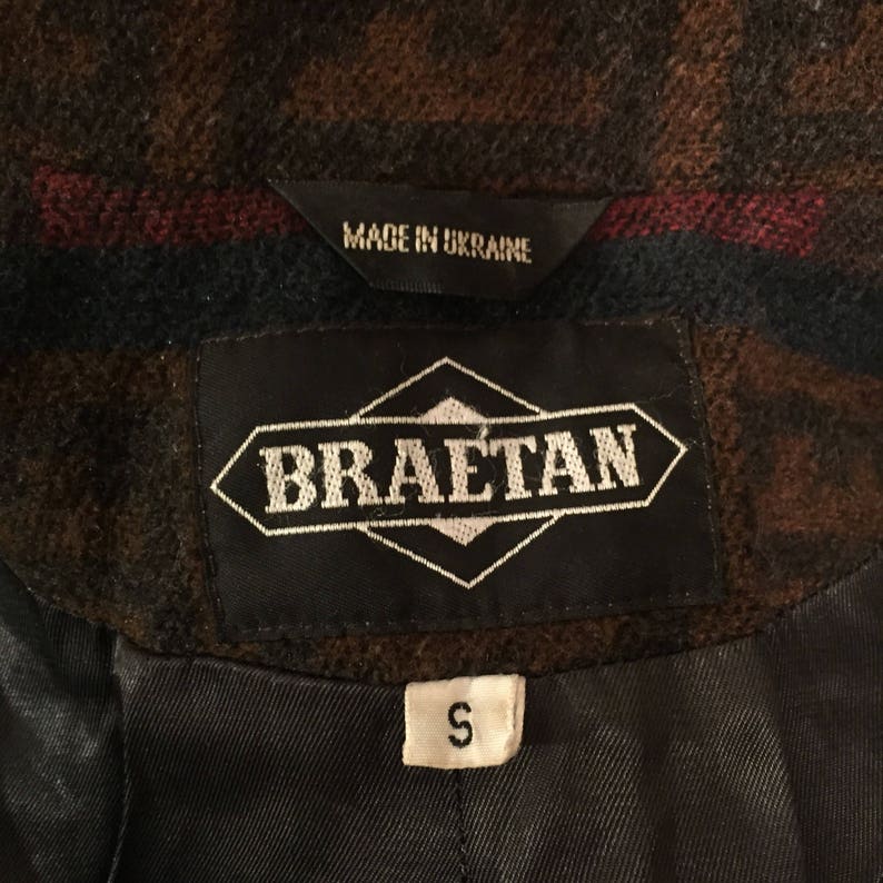 Women/'s Braetan Vintage 90s Southwestern Wool Blend Blazer
