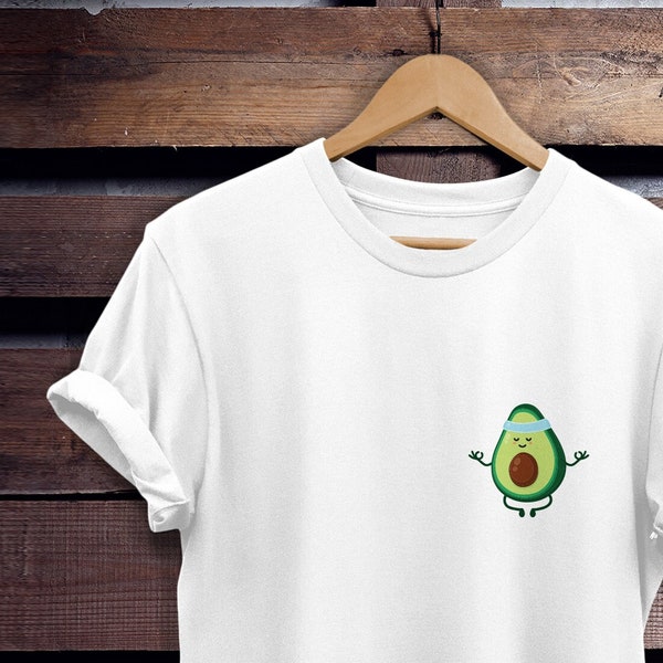 Vegan tshirt avocado shirt  funny avocado shirt funny vegan shirt vegan tee vegan cotton shirt herbivore shirt