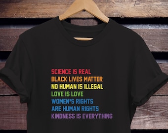 Equality Statement T-Shirt: Social Justice Design (Unisex Fit)