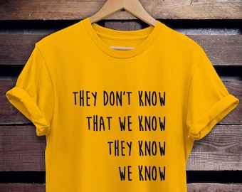 They Don T Know Etsy