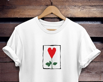 Rachel Green T-Shirt: Friends Heart Graphic, Unisex Fit