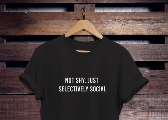 Introvert T-Shirt: Funny Antisocial Quote Tee