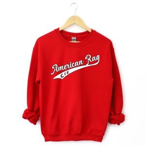Rachel Green red sweatshirt