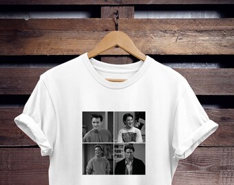 Friends TV Show T-Shirt: Chandler Bing Graphic - Unisex Cotton