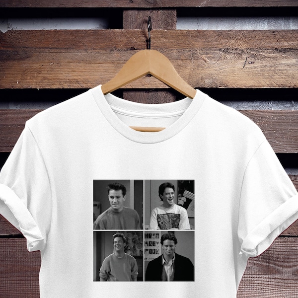 Friends TV Show T-Shirt: Chandler Bing Graphic - Unisex Cotton