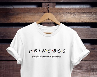Phoebe Buffay T-Shirt Prinzessin Consuela Banane Hängematten T-Shirt Freunde-Shirt Freunde-Shirt Freunde TV-Show