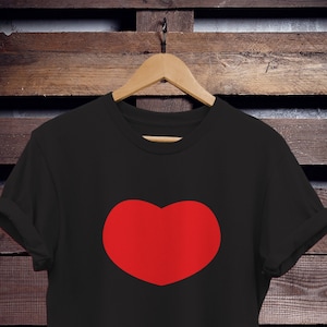 Rachel Green red Heart Shirt