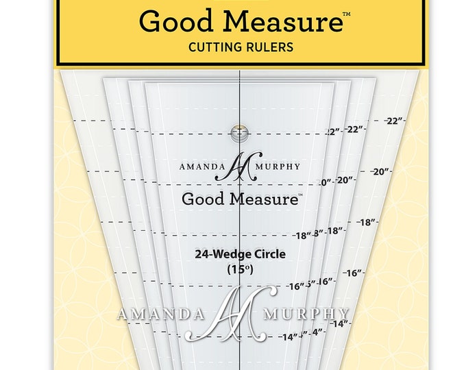 Good Measure- Amanda Murphy Cutting Rulers- Every Wedge Set of 4 - Etsy