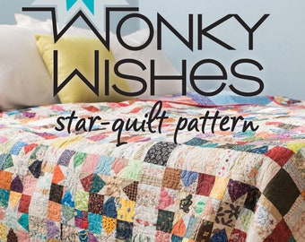 Wonky Wishes Star-Quilt Pattern