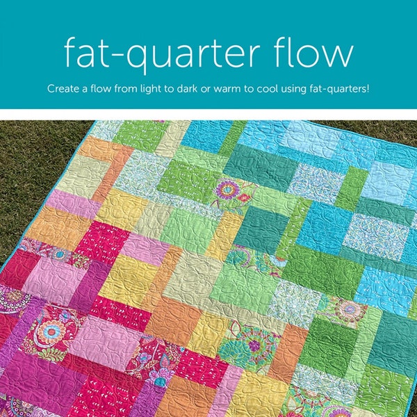 Fat-Quarter Flow Quilt Pattern