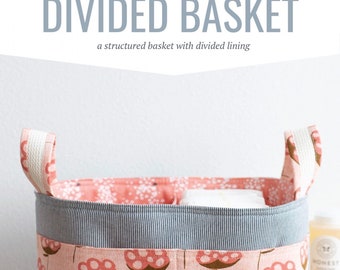 Divided Basket by Noodlehead Paper Sewing Pattern - Etsy