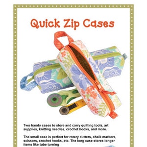 Quick Zip Cases Pattern- byAnnie