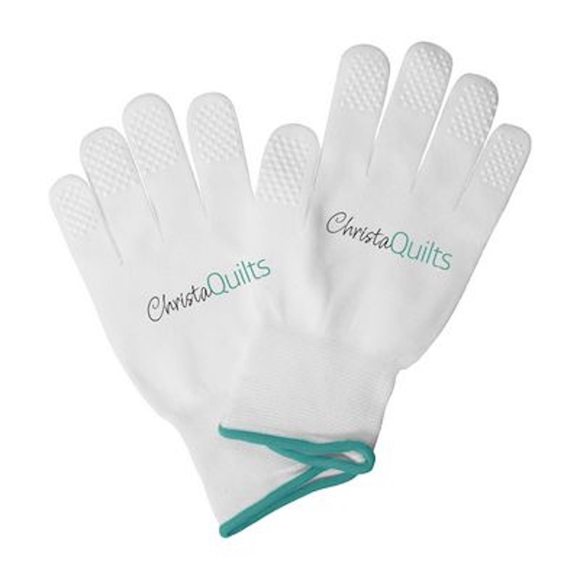  Sullivans 48668 Grip Gloves for Free Motion Quilting, Small  (Pack of 2), White