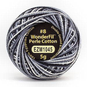 Wonderfil Eleganza Thread- EZM1045 Newsprint: Variegated