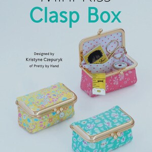 Mini Kiss Clasp Box-mönster: Hårdvara ingår
