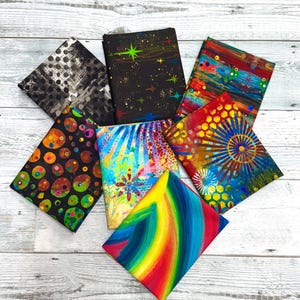 Skylights: in de winkel gemonteerde Fat Quarter-bundel: bundel naar keuze