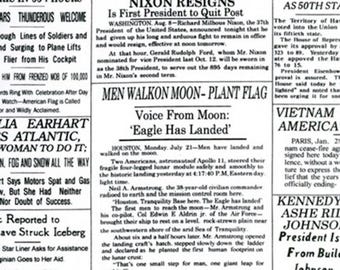 Headliner- White News Print: Sold by the 1/2 yard.
