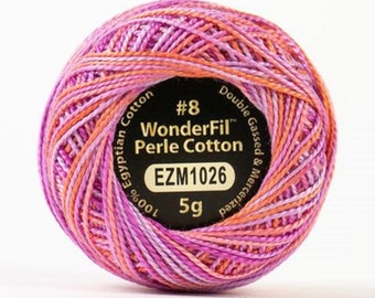 Wonderfil Eleganza Perle Fil de coton EZM1026 French Macaron panaché
