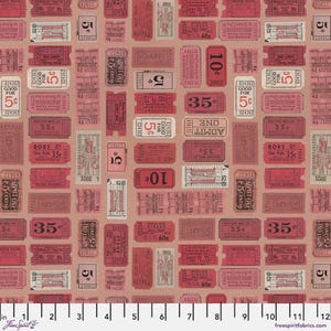 Tim Holtz-paletprogramma: rode kaartjes: verkocht per 1/2 el