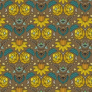 Orakel- Braune Augen: Verkauft durch die 1/2 Yard - Kontinuierlich geschnitten