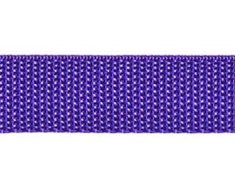 Sangle PolyPro 2,5 cm - Violet : vendu par mètre - Coupe en continu