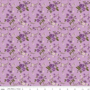 Anne of Green Gables- Violet Floral: Sold by the 1/2 Yard