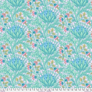 Kaffe x Morris & Co- Lavender Artichoke: Sold by the 1/2 yard