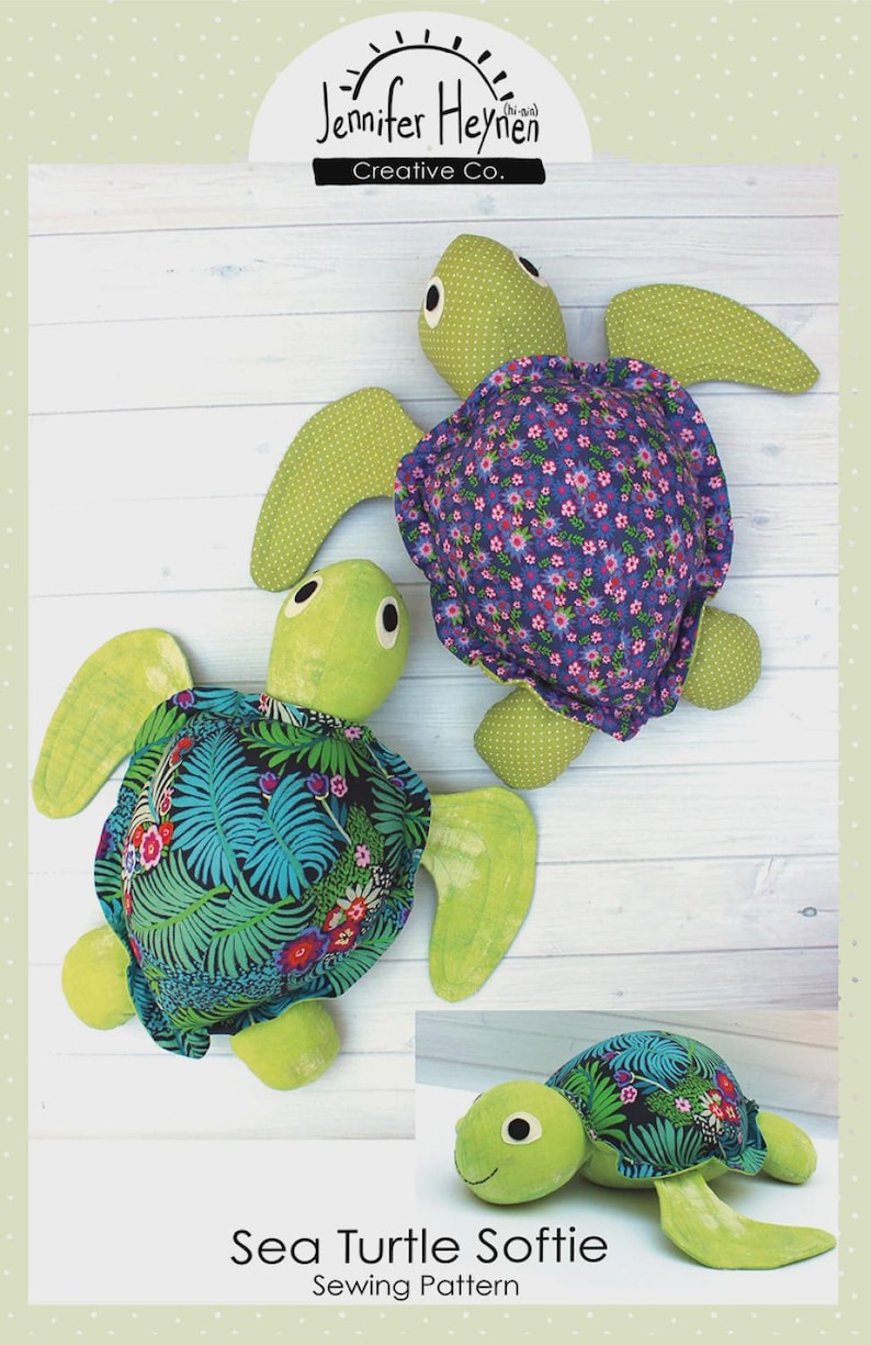 Sea Turtle Softie Pattern - Etsy