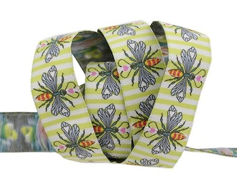 Tula Pink Shake Your Honey Maker- Enchanted, lint 2,5 cm: op maat gesneden verkrijgbaar