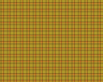 Give Thanks - Plaid - Olive, by Sandy Gervais - Riley Blake Fabrics * Shipping Overages will be REFUNDED*