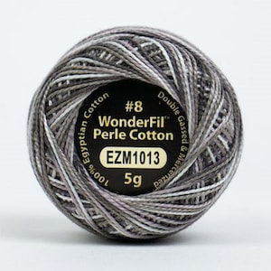 Wonderfil Eleganza Perle Cotton Thread EZM1013 Patin Leather Variegated