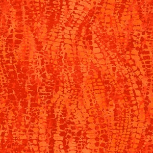 Chameleon- Orange Texture: Sold by the 1/2 yard