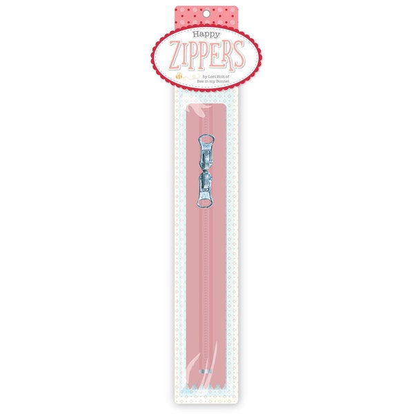 Lori Holt Happy Zippers 16IN Coral