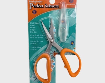 Perfect Scissors- Orange 5in Medium Knife-Edge Multipurpose Blades