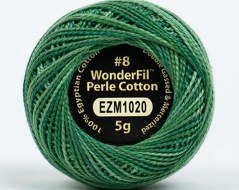 ダイヤモンドライフ　MSE2袋 Wonderfil Eleganza Perle Cotton Thread EZM1020 Mossy Alcove