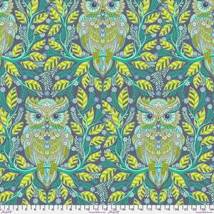 Full Moon Forest II- Starlight Hootie Patootie, 50th Anniversary: Sold by the 1/2 yard.