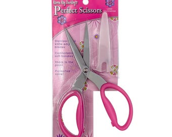 Perfect Scissors- Pink 7-3/4in Large Knife-Edge Multipurpose Blades