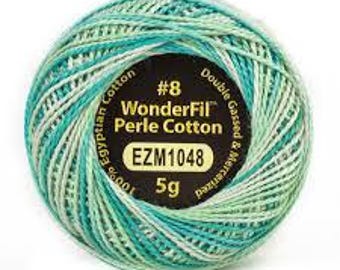 Wonderfil Eleganza Thread- EZM1048 Lakefront: Variegated