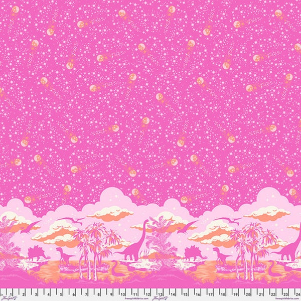 Roar!- Blush Meteor Showers: Sold by the 1/2 yard.