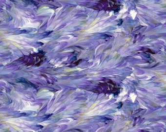 Fluidity- Purple 108in Wide Back: Sold by the 1/2 yard.
