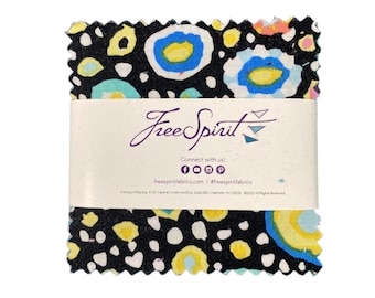 Coleção Kaffe Fassett - Pacote com 42 peças de enfeites de 2,5 polegadas