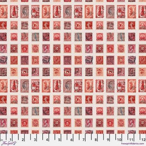 Tim Holtz-paletprogramma: rode postzegels: per 1/2 el verkocht