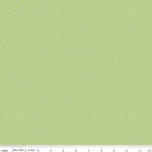 Hashtag- Small Green: Sold By The 1/2 Yard- Cut Continuously