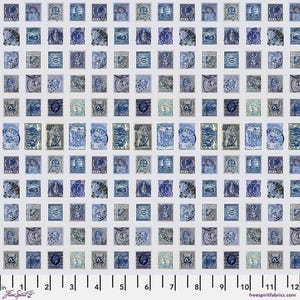 Tim Holtz Palette Program- Indigo Stamps: Sold by the 1/2 yard