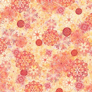 Calixta- Topaz Crystals: Sold by the 1/2 yard.