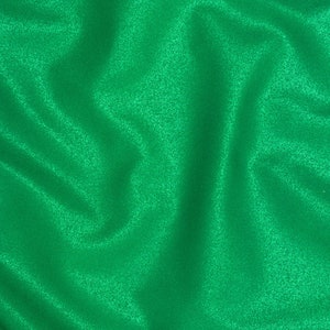 Kona Sheen- Glitter Grün Folie: Verkauf per 1/2 Meter.