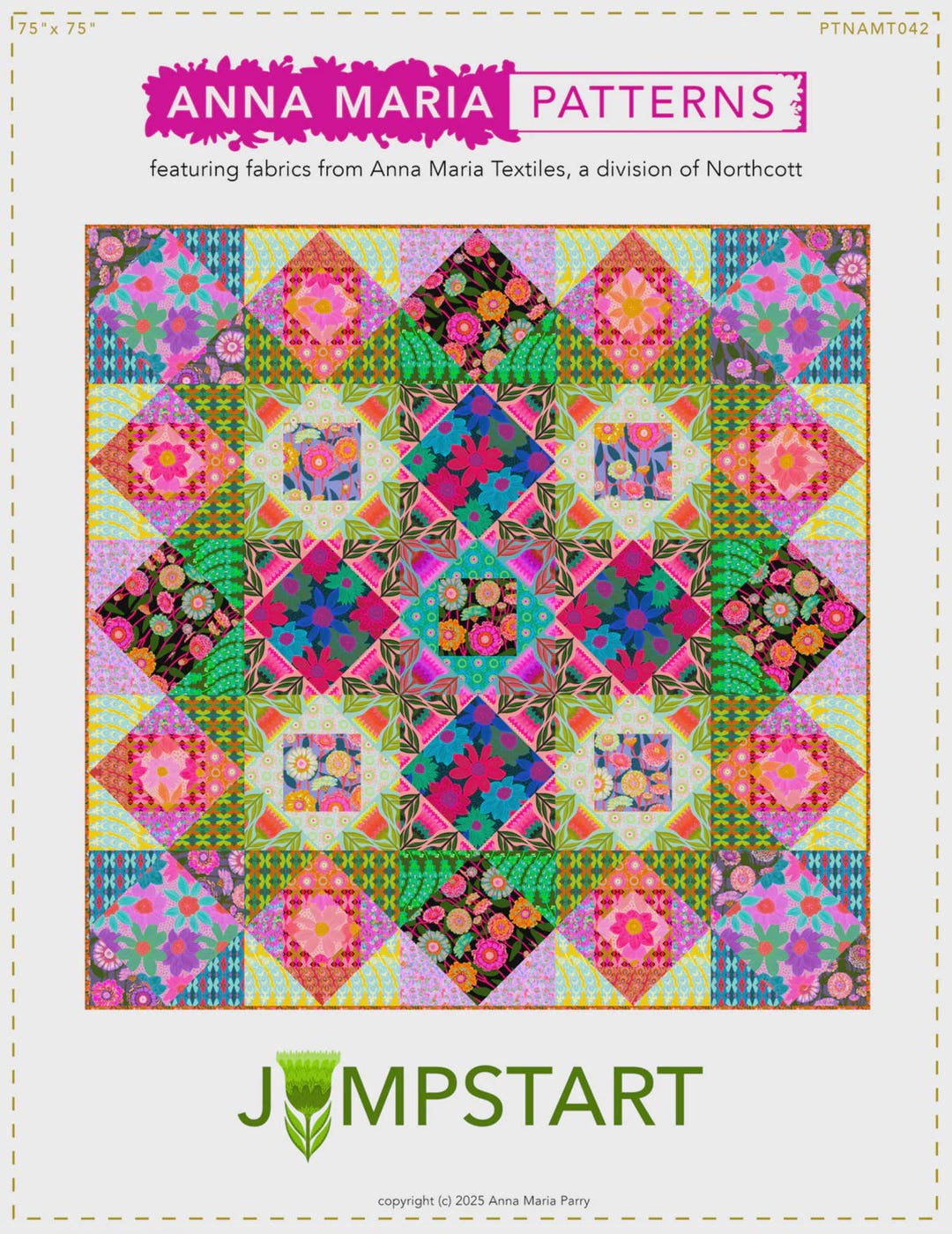 Jumpstart Quilt Pattern With Template - Etsy